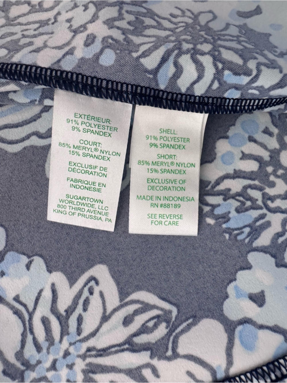 NWT Lilly Pulitzer Kathy Golf Dress UPF +50 SZ 2 Low Tide Navy Bouquet All Day - Picture 14 of 15
